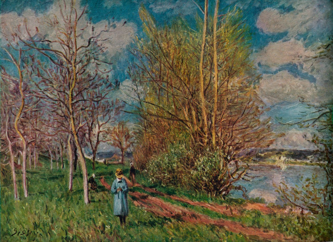 A kis rétek tavasszal, c1880-1 alkotó: Alfred Sisley