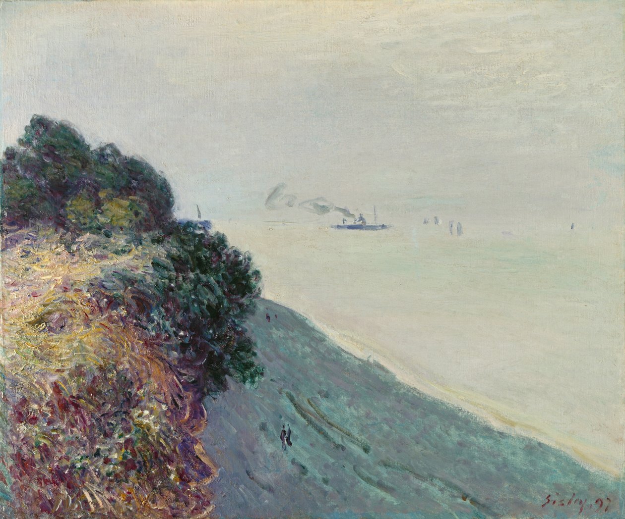 A walesi tengerpart alkotó: Alfred Sisley