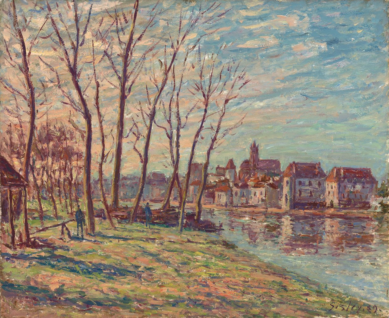 Moret látképe, 1889 alkotó: Alfred Sisley