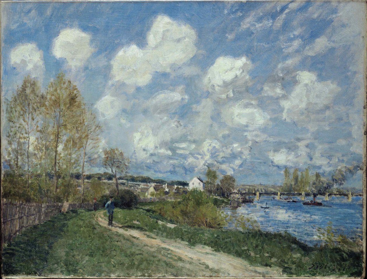 Nyár Bougivalban Nyár Bougivalban, 1876. alkotó: Alfred Sisley