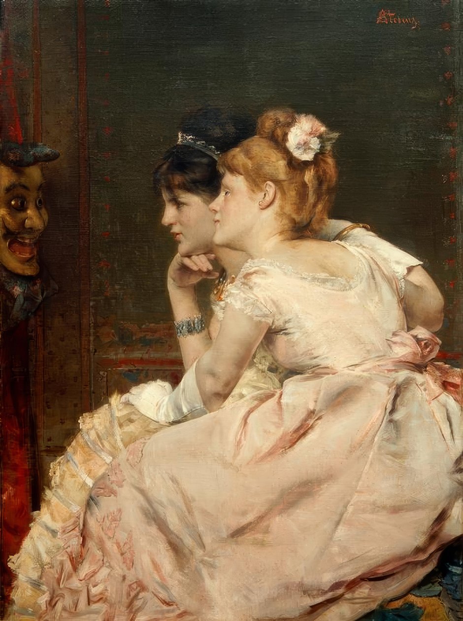 A.Stevens, A japán maszk alkotó: Alfred Emile Stevens