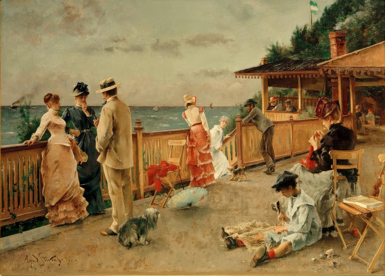 A.Stevens, Villa des Falaises, Sainte-Adresse alkotó: Alfred Emile Stevens