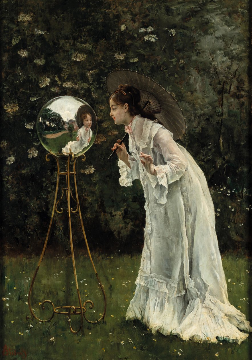 Az Ezüst labda. alkotó: Alfred Emile Stevens