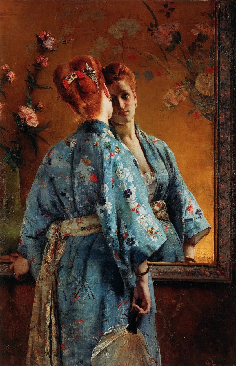 A japán Parisienne, kb. 1871-1874. alkotó: Alfred Emile Stevens