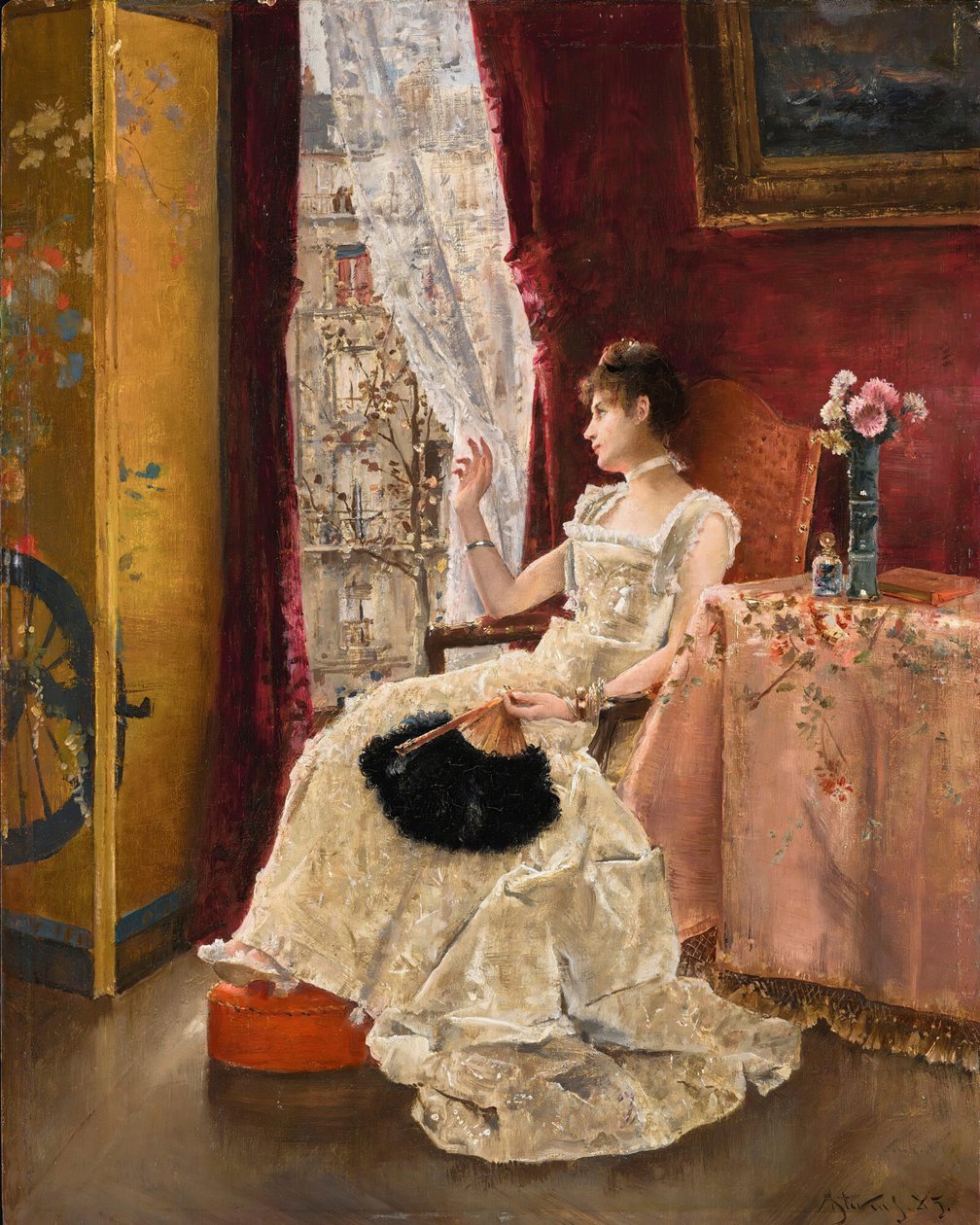 Álmodozás, 1885. alkotó: Alfred Emile Stevens
