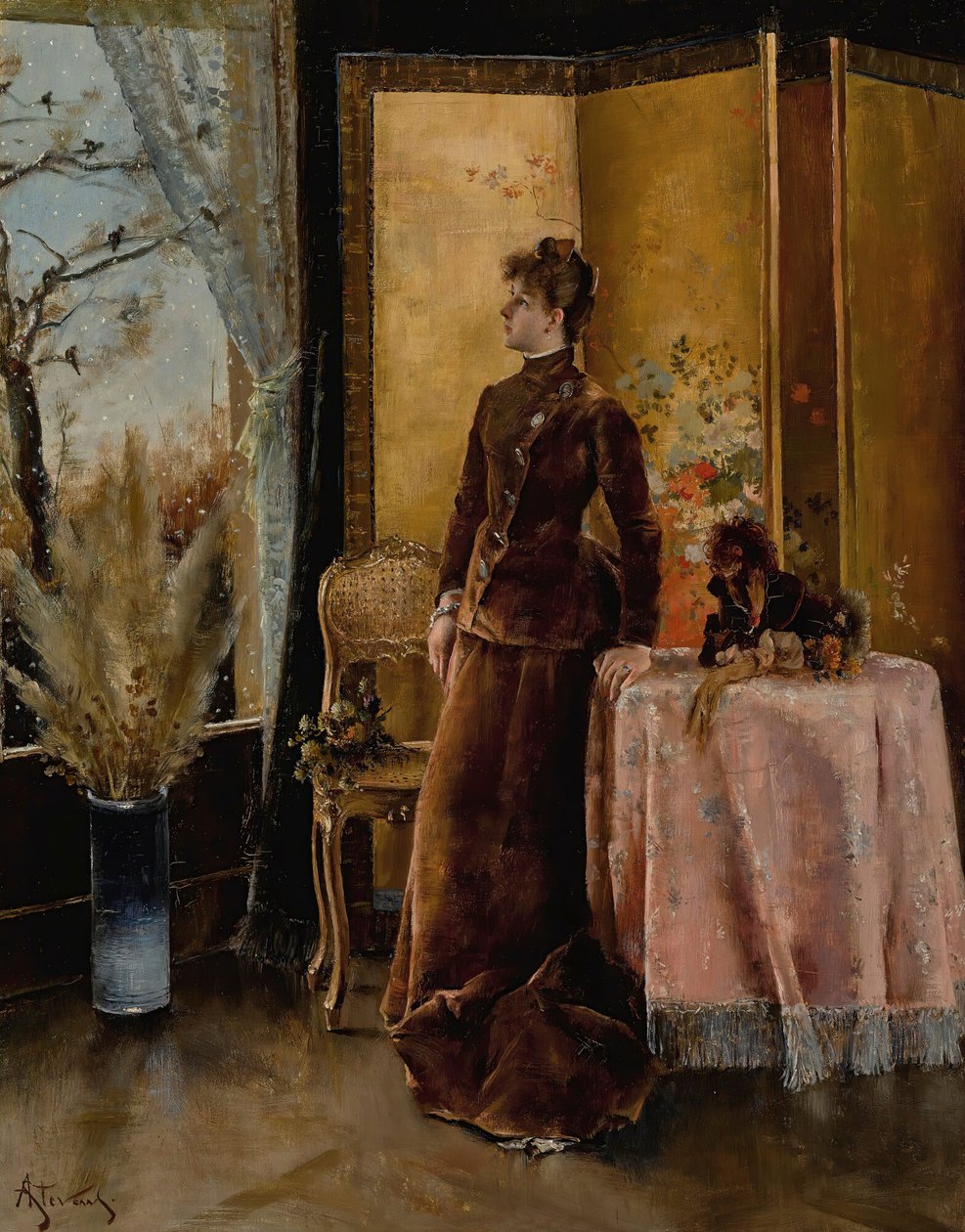 A hó. alkotó: Alfred Emile Stevens