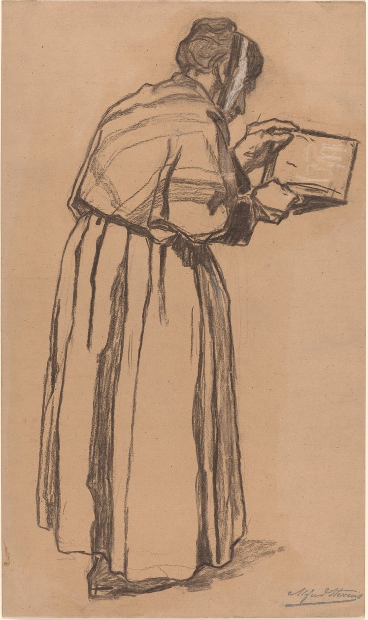 Olvasó nő alkotó: Alfred Emile Stevens