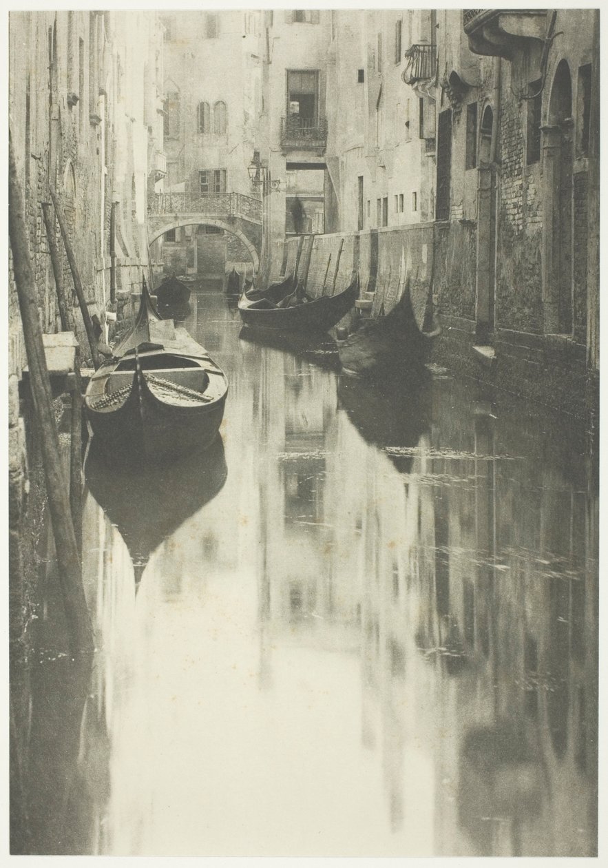 Egy velencei csatorna alkotó: Alfred Stieglitz