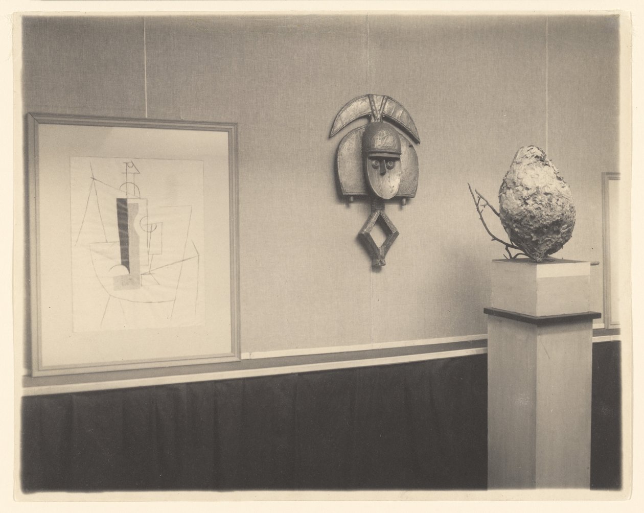 [Részlet a Picasso-Braque kiállításról a 291. oldalon] alkotó: Alfred Stieglitz