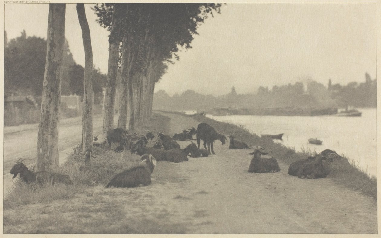 A Szajnán – Párizs közelében alkotó: Alfred Stieglitz