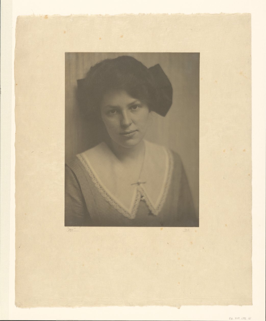 [Marie Rapp portréja] alkotó: Alfred Stieglitz
