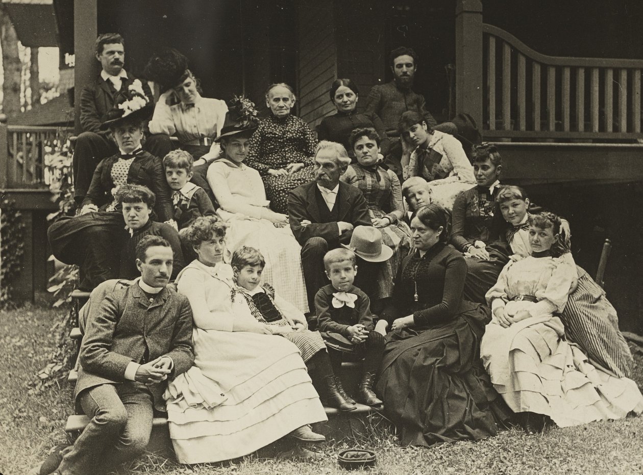 Stieglitz család Oaklawnban, Lake George alkotó: Alfred Stieglitz