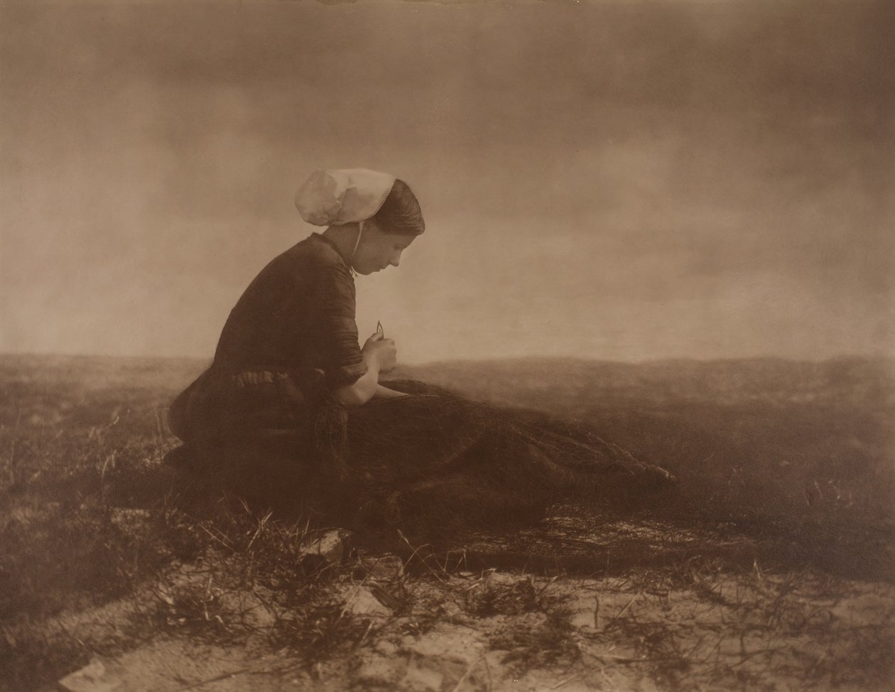 A hálójavító, 1894. alkotó: Alfred Stieglitz