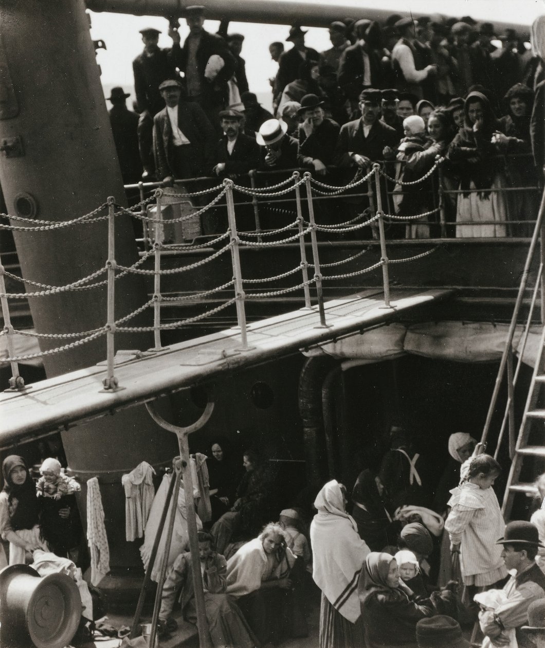 The Steerage, 1907, nyomtatott 192039. alkotó: Alfred Stieglitz