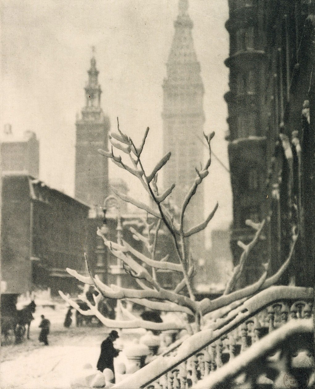 Két torony - New York alkotó: Alfred Stieglitz