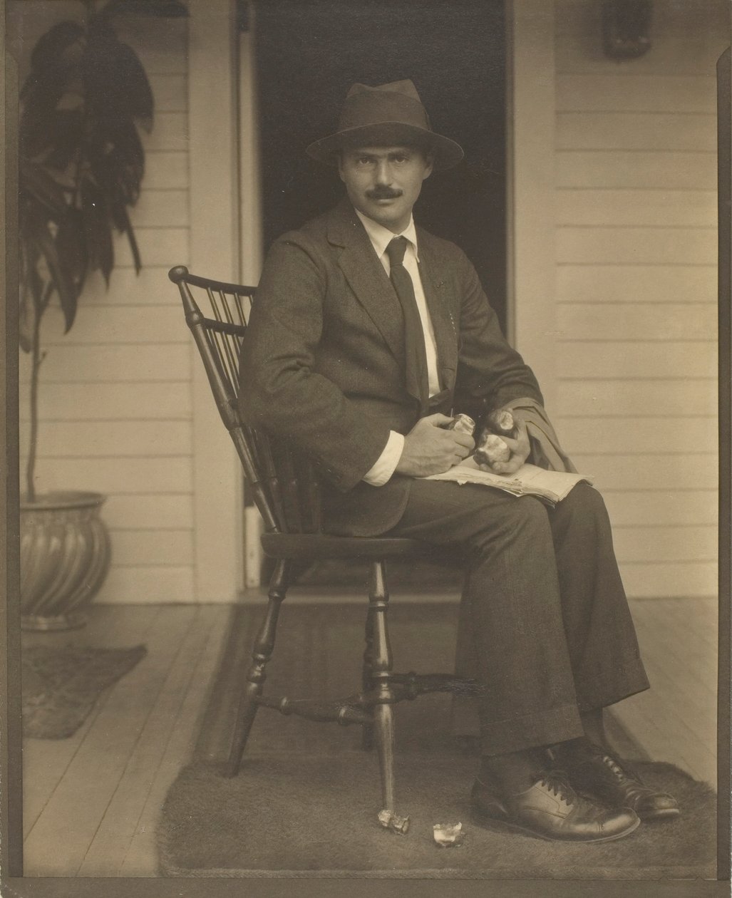 Waldo Frank, 1920. alkotó: Alfred Stieglitz