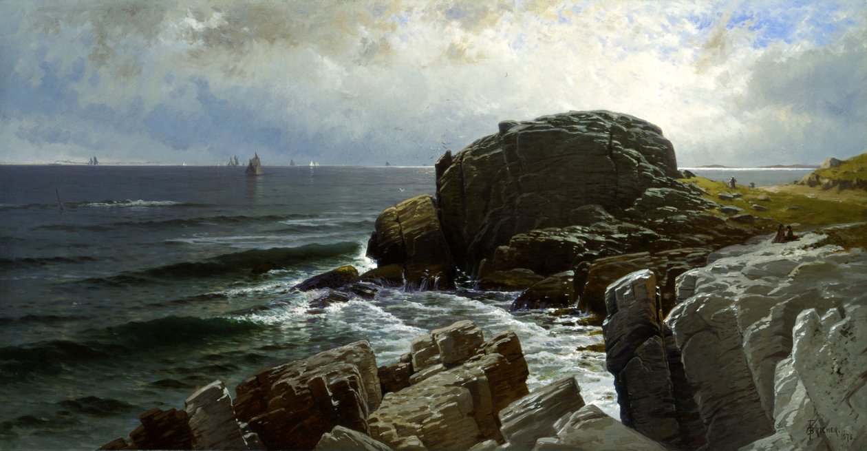 Castle Rock, Marblehead alkotó: Alfred Thompson Bricher