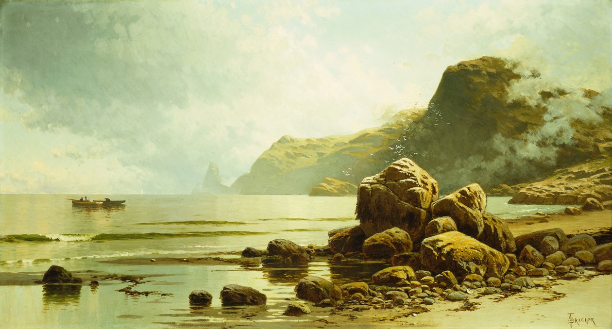 Apály, Southhead, Grand Manan-sziget, alkotó: Alfred Thompson Bricher