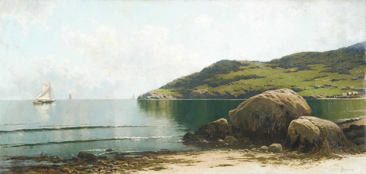 Tengeri táj, kb. 1895. alkotó: Alfred Thompson Bricher
