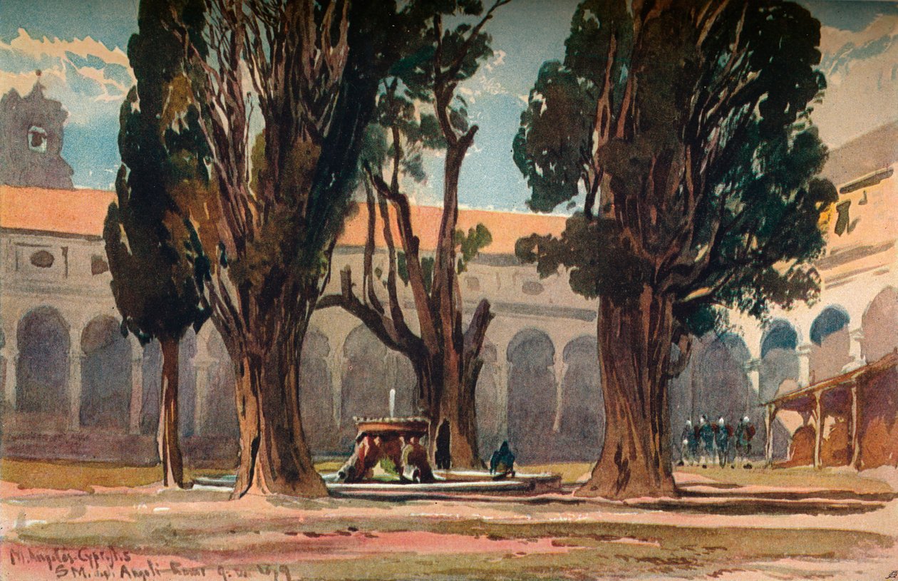Santa Maria Degli Angeli, Róma, 1870 alkotó: Alfred Waterhouse