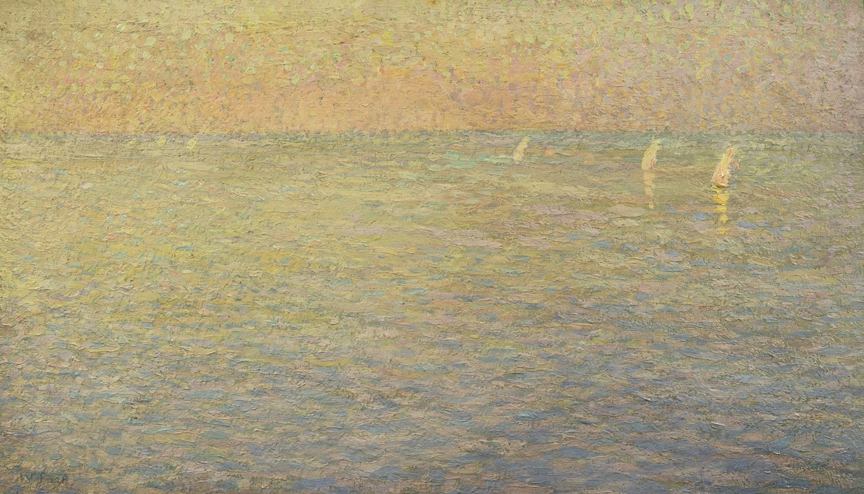 Hajók a tengeren alkotó: Alfred William Finch