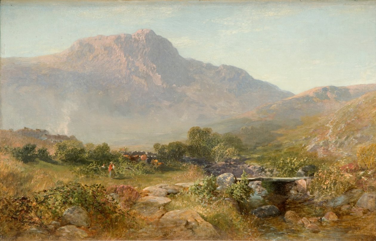 Capel Curig, 1855 alkotó: Alfred William Hunt