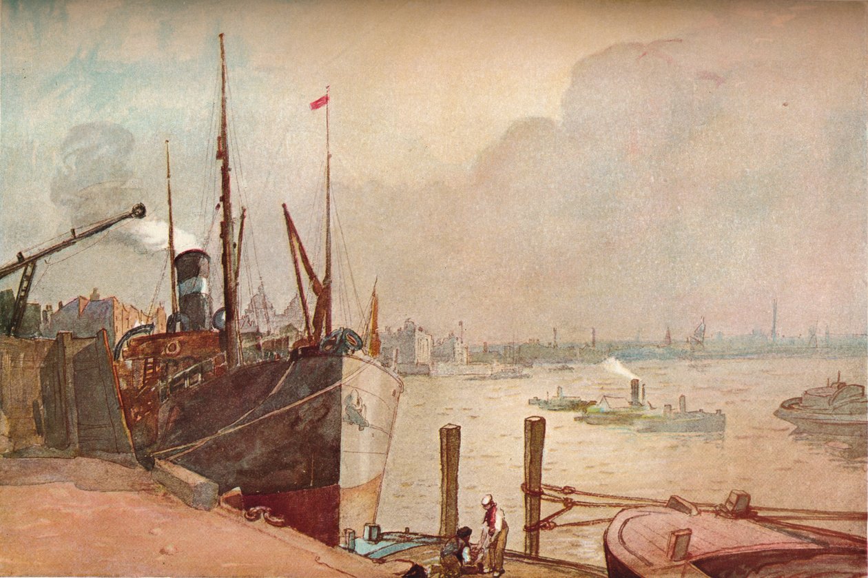 A Temzén, 1876-1903, 1903 alkotó: Alfred William Rich