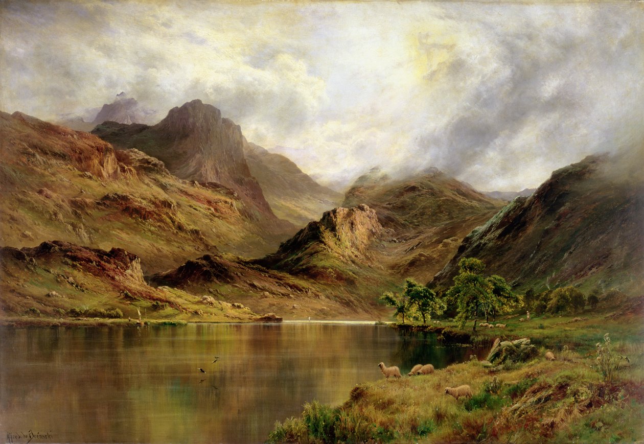 Banks of Arrochar (olaj, vászon) alkotó: Alfred de Breanski