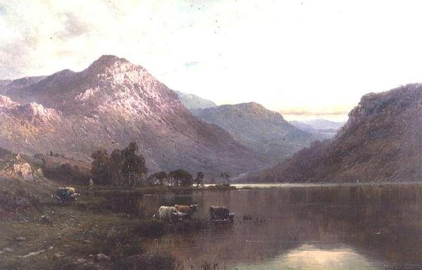 Loch Lomond feje alkotó: Alfred de Breanski