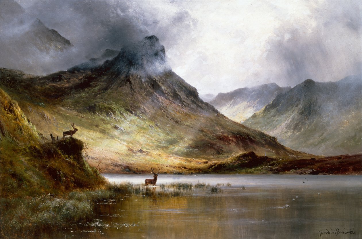 The Herds Aberdeen (olaj, vászon) alkotó: Alfred de Breanski