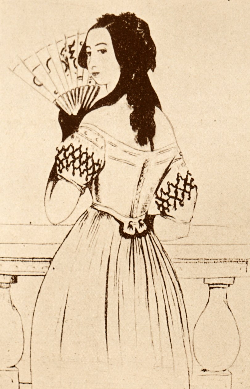 George Sand (rajz) alkotó: Alfred de Musset