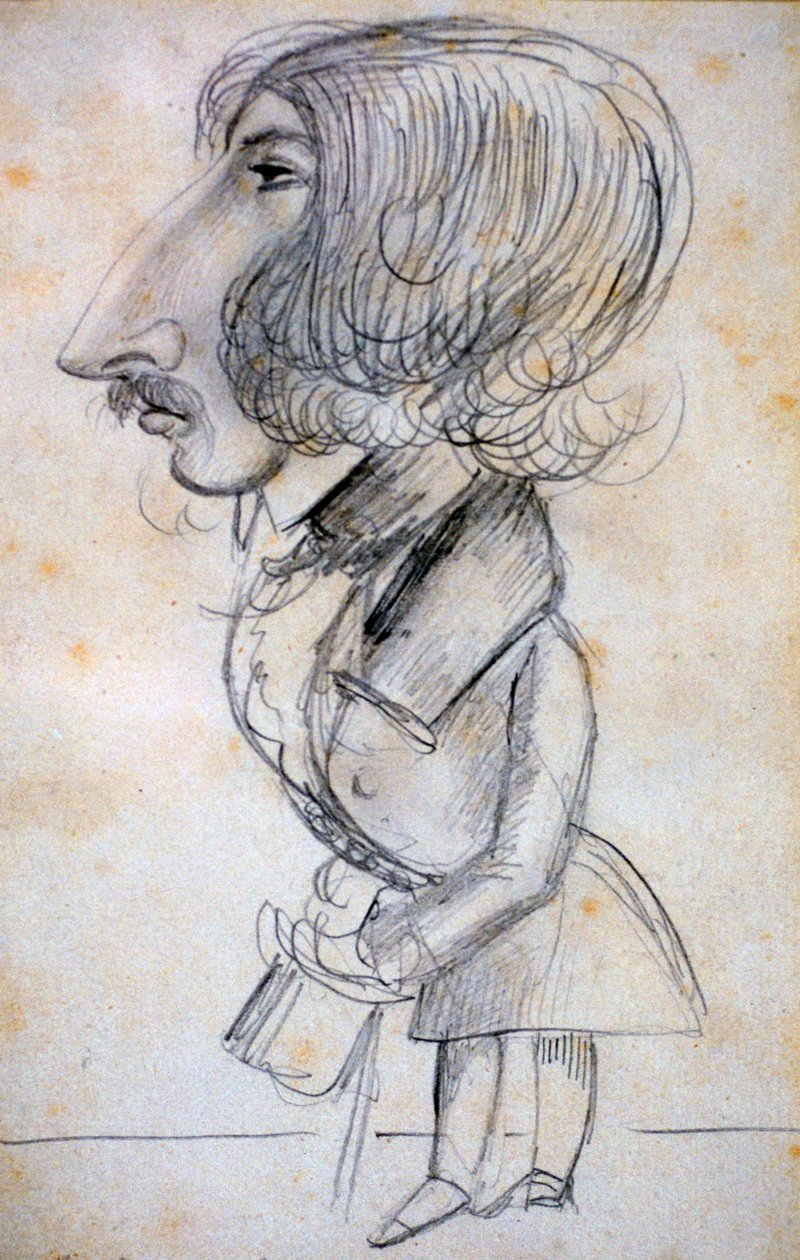 Önarckép, 1838 alkotó: Alfred de Musset