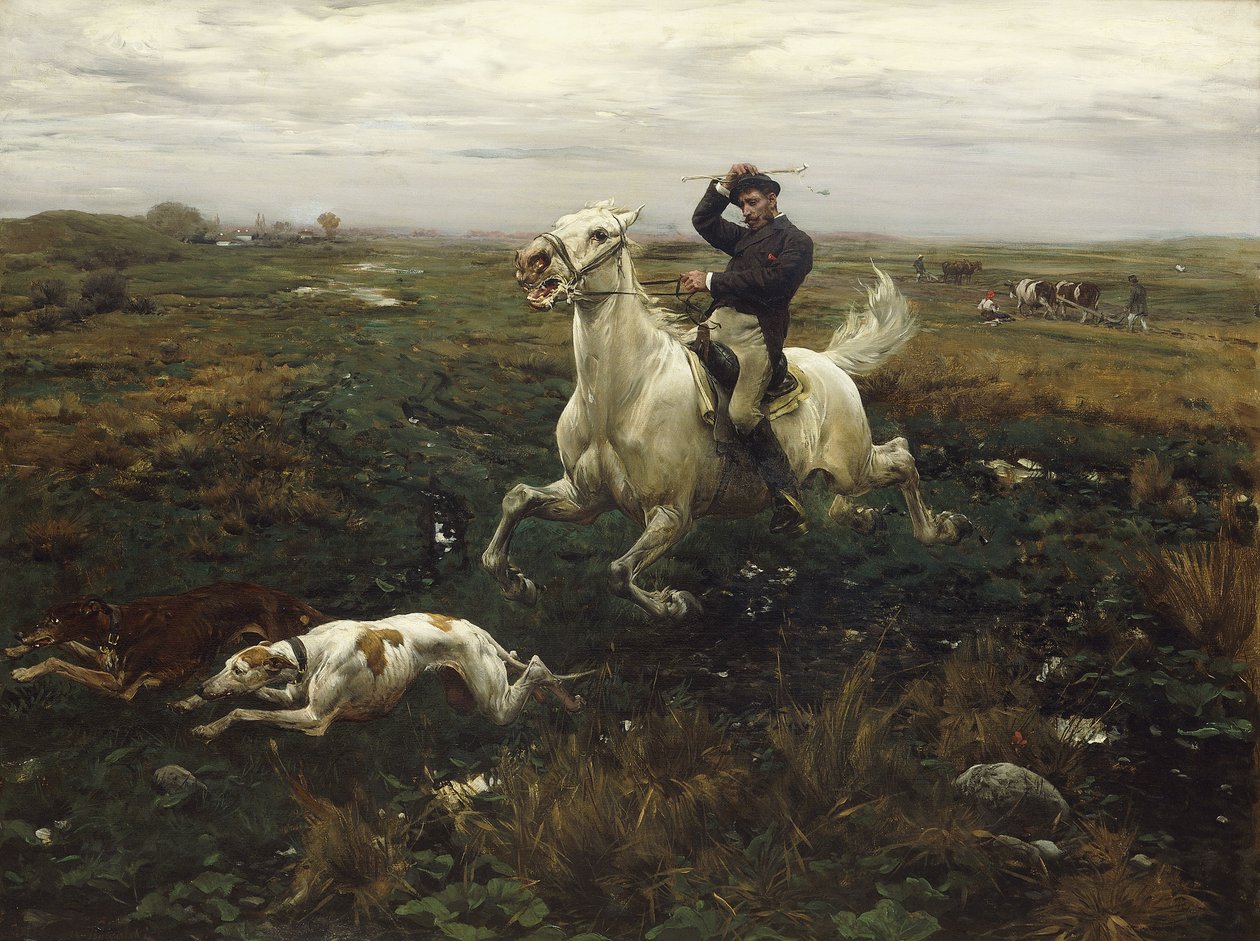 A Squire; Der Gutsherr, alkotó: Alfred von Wierusz Kowalski