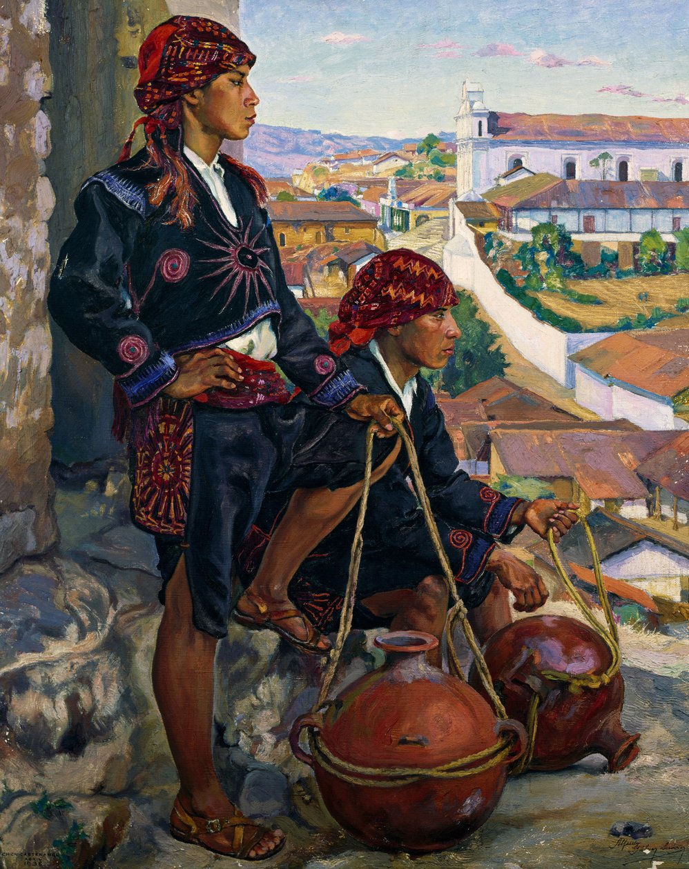 Water Carriers, Chichicastenango alkotó: Alfredo Gálvez Suárez