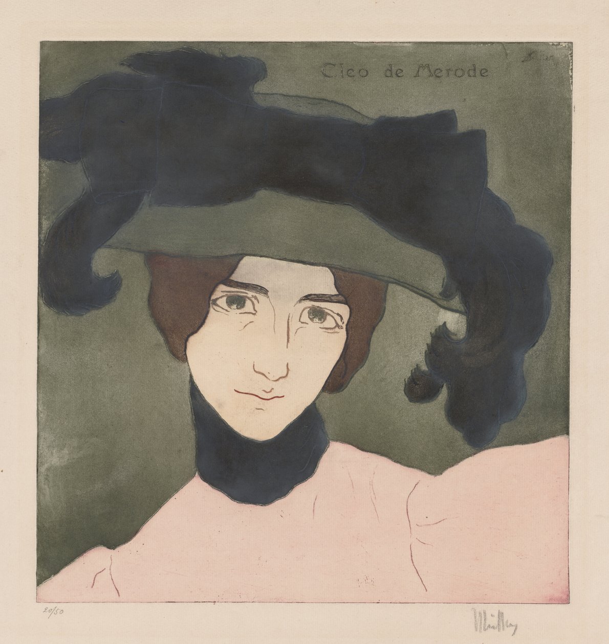 Cleo de Merode alkotó: Alfredo Müller