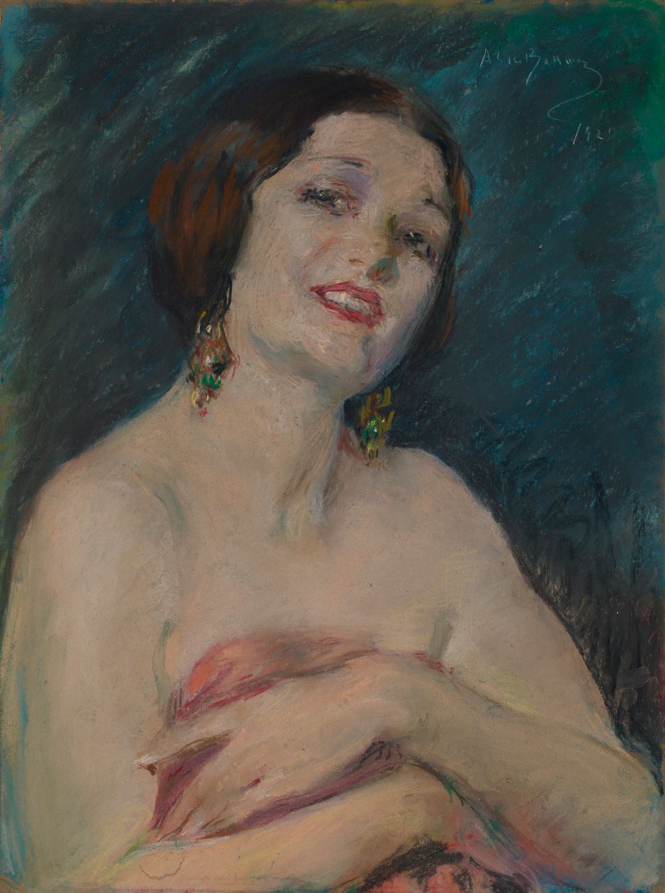 Model Holding Drapéria alkotó: Alice Pike Barney