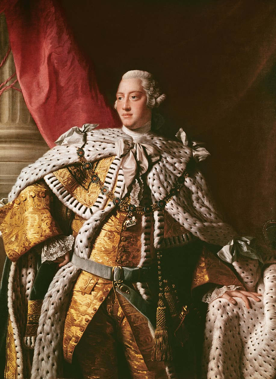 III. György király, 1762-64 körül alkotó: Allan Ramsay