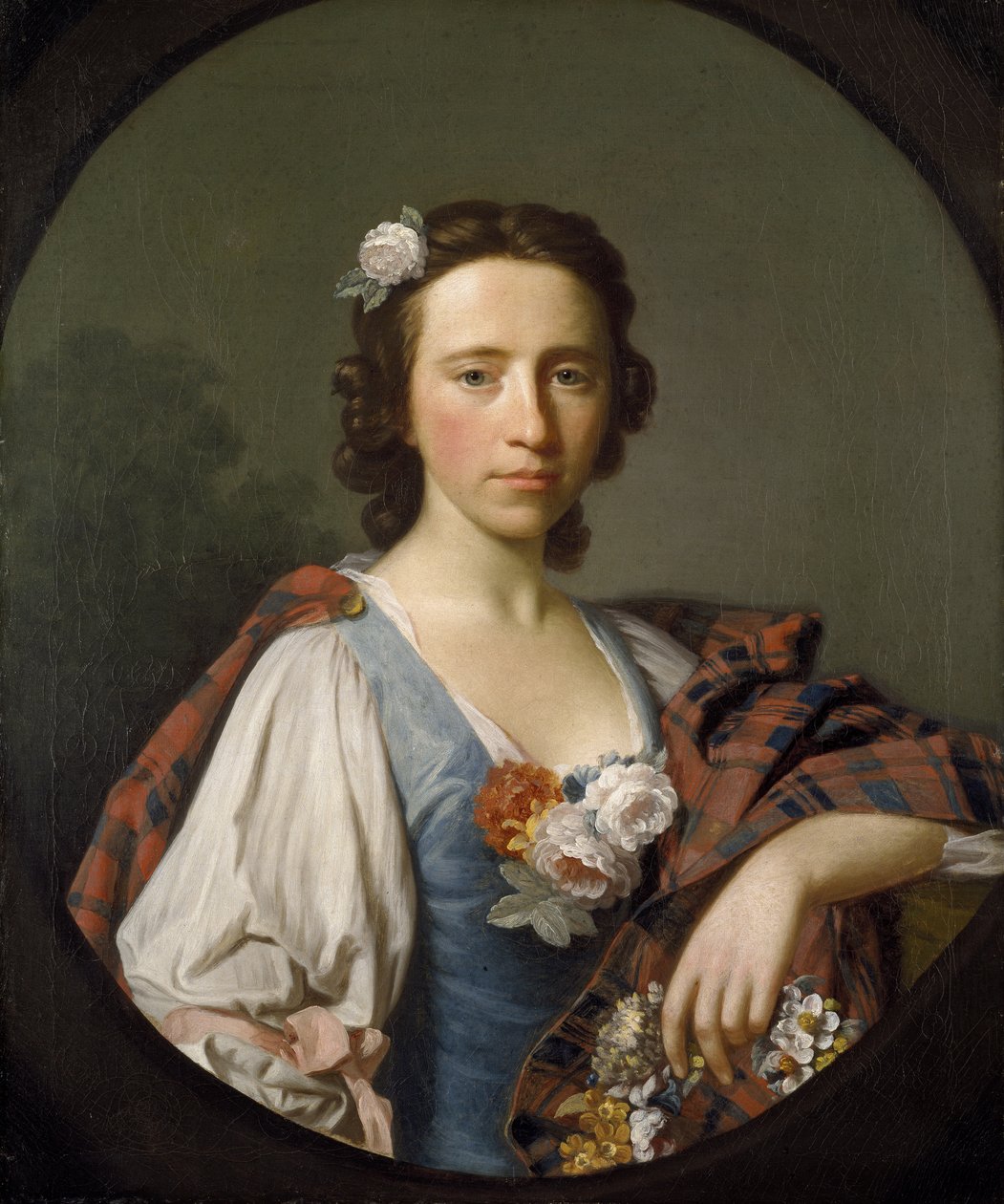 Flora MacDonald portréja alkotó: Allan Ramsay