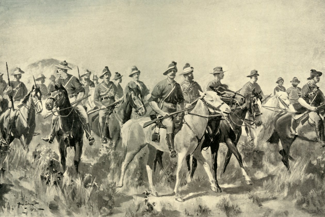 „Ausztrál bushmenek a márciusban”, 1901. alkotó: Allan Stewart