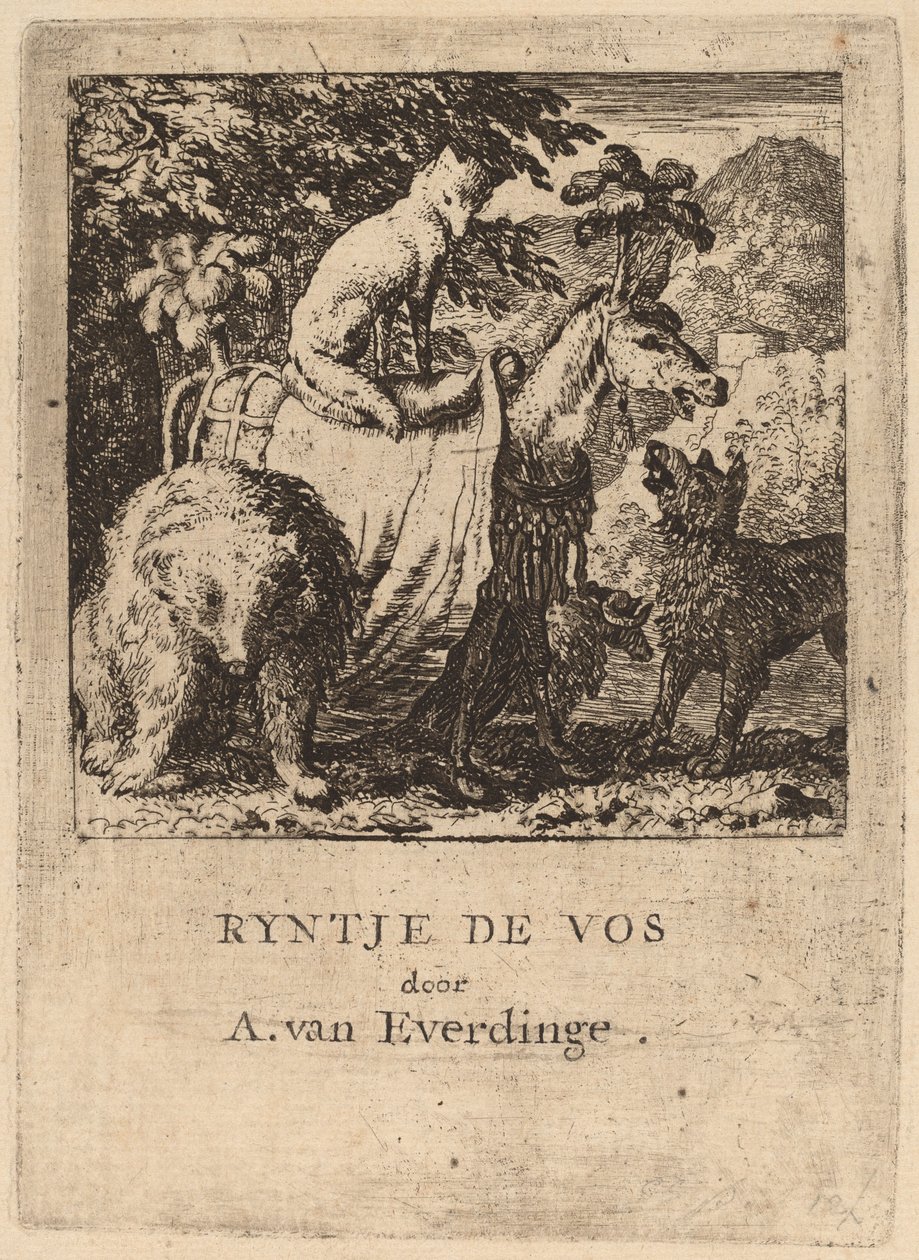 Reynard diadala alkotó: Allart van Everdingen