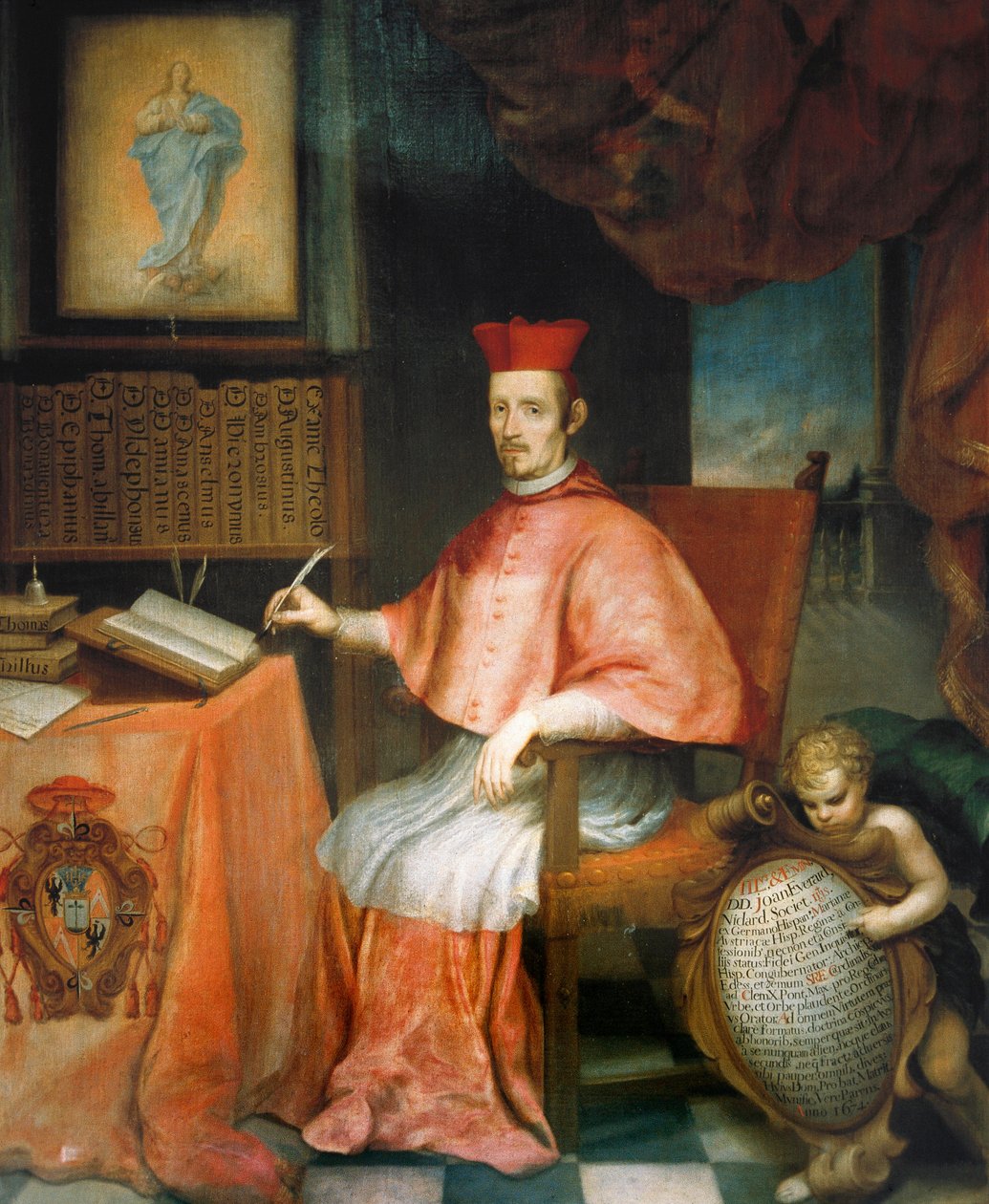 Juan Everardo Nithard bíboros alkotó: Alonso del Arco