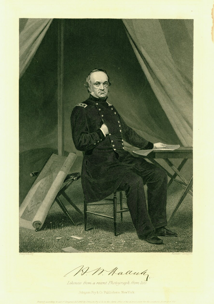 Henry W. Halleck tábornok alkotó: Alonzo Chappel
