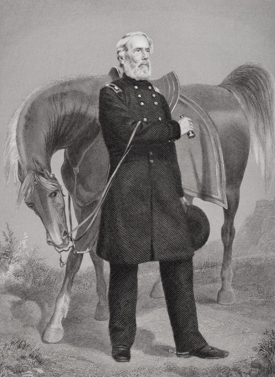 Edwin Vose Sumner tábornok (1797-1863) portréja alkotó: Alonzo Chappel