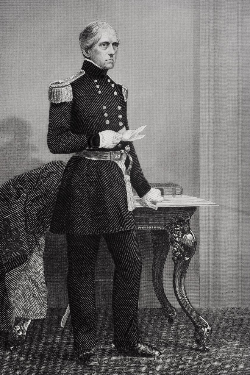 John Ellis Wool (1784-1869) portréja alkotó: Alonzo Chappel