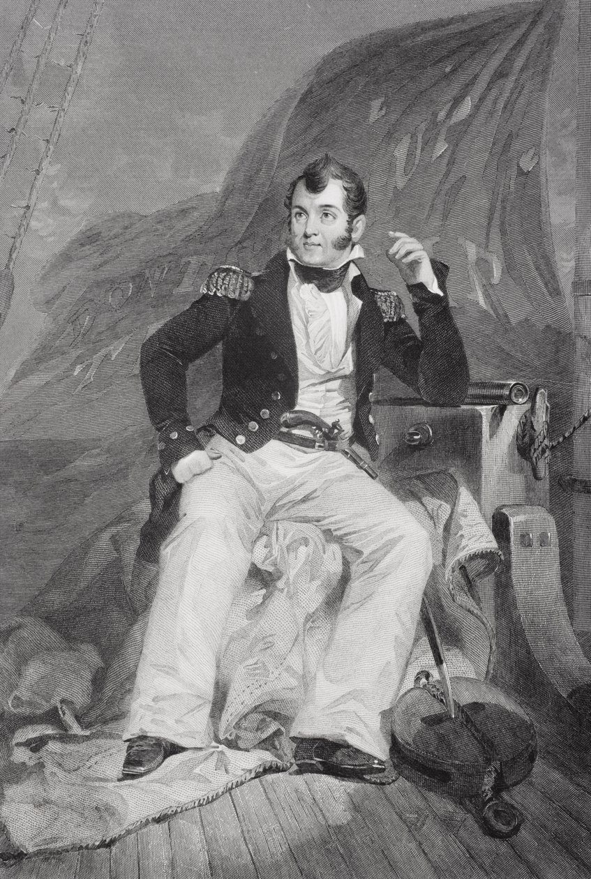 Oliver Hazard Perry (1785-1819) portréja alkotó: Alonzo Chappel
