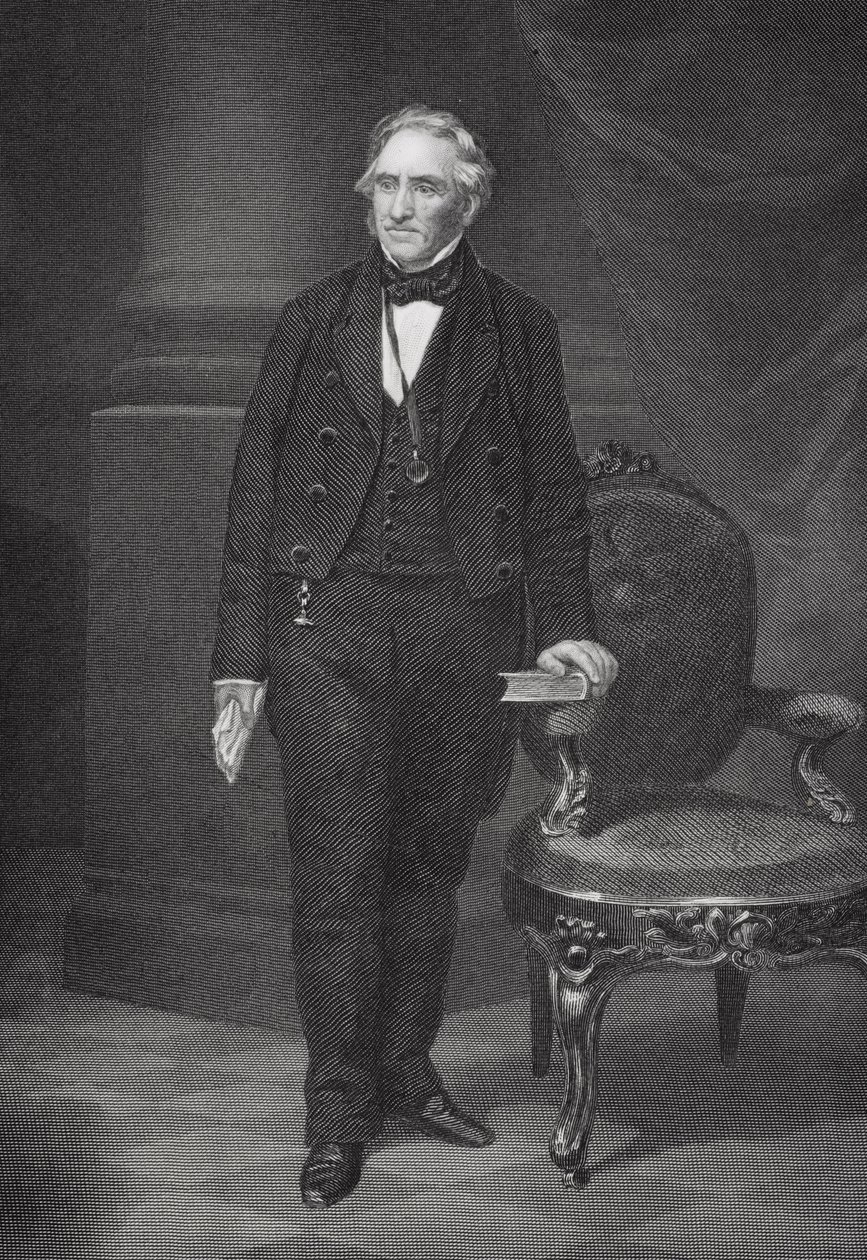 Thomas Hart Benton (1782-1858) portréja alkotó: Alonzo Chappel