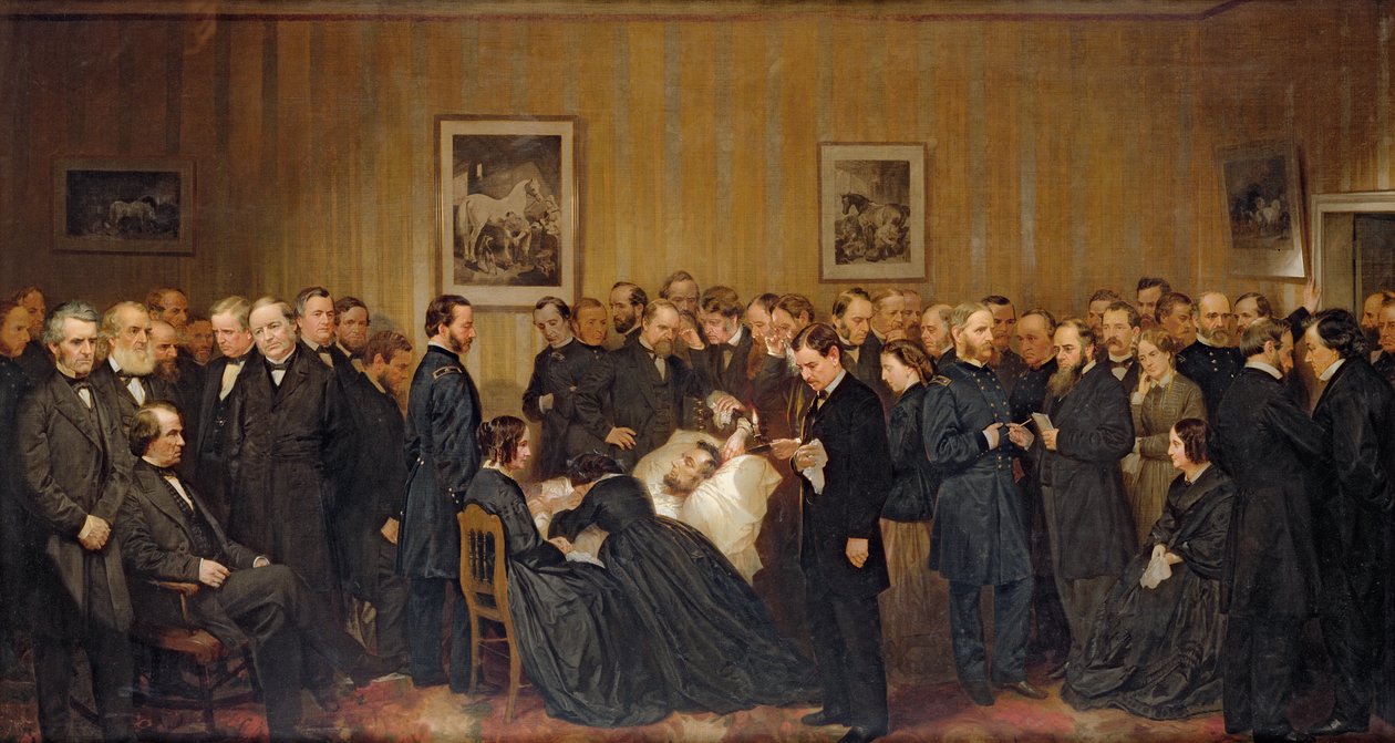 Lincoln halála, 1868 alkotó: Alonzo Chappel