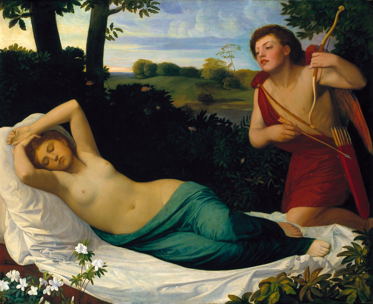 Ámor és psziché alkotó: Alphonse Legros