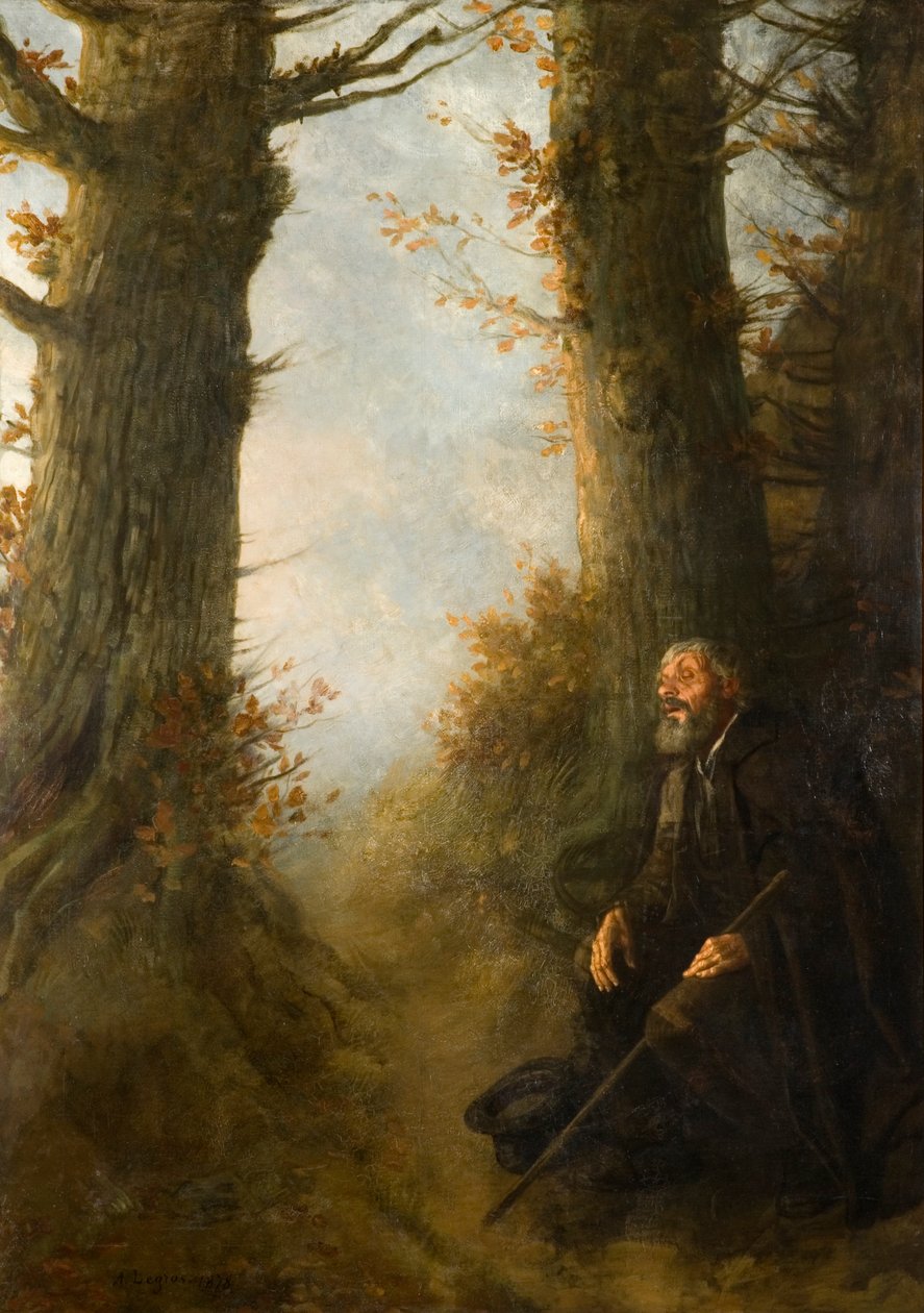 Fáradt vándor, 1878 alkotó: Alphonse Legros