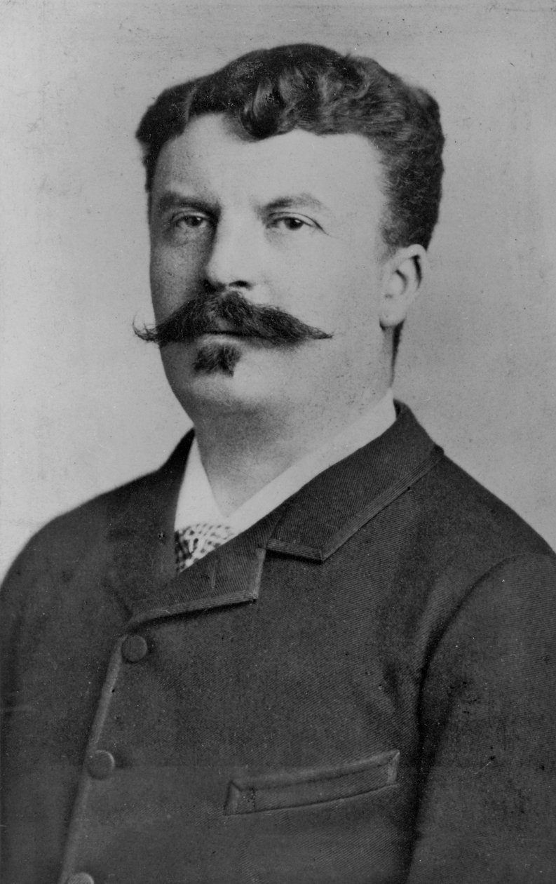Guy de Maupassant portréja alkotó: Alphonse Liebert